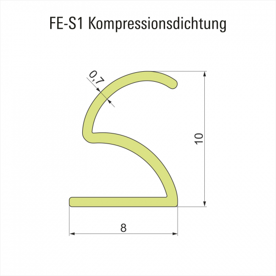 FE-S1-Silikon-Kompressionsdichtung-Compression-seal